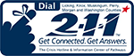 2-1-1/Crisis Hotline logo